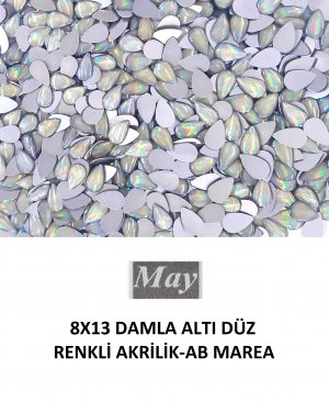 8X13 DAMLA ALTI DÜZ RENKLİ AKRİLİK-AB MAREA