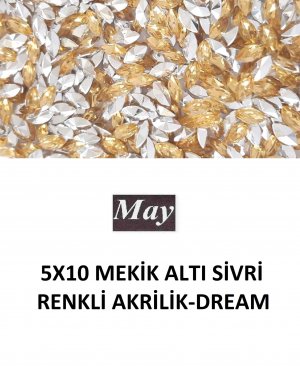 5X10 MEKİK ALTI SİVRİ RENKLİ AKRİLİK-DREAM