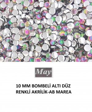 10 MM BOMBELİ ALTI DÜZ RENKLİ AKRİLİK-AB MAREA