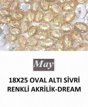 18X25 OVAL ALTI SİVRİ RENKLİ AKRİLİK-DREAM