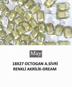 18X27 OCTOGAN ALTI SİVRİ RENKLİ AKRİLİK-DREAM