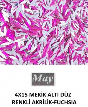 4X15 MEKİK ALTI DÜZ RENKLİ AKRİLİK-FUCHSIA
