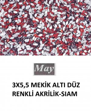 3X5,5 MEKİK ALTI DÜZ RENKLİ AKRİLİK-SIAM