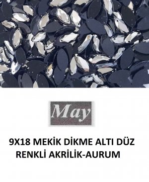 9X18 MEKİK DİKME ALTI DÜZ RENKLİ AKRİLİK-AURUM