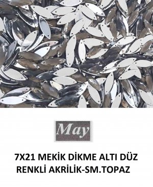 7X21 MEKİK DİKME ALTI DÜZ RENKLİ AKRİLİK-SM.TOPAZ