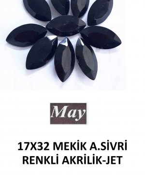 17X32 MEKİK ALTI SİVRİ RENKLİ AKRİLİK-JET