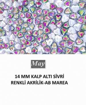 14 MM KALP ALTI SİVRİ RENKLİ AKRİLİK-AB MAREA