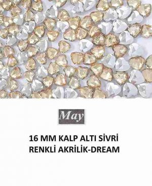 16 MM KALP ALTI SİVRİ RENKLİ AKRİLİK-DREAM