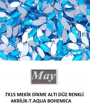 7X15 MEKİK DİKME ALTI DÜZ RENKLİ AKRİLİK-T.AQUA BOHEMICA