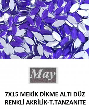 7X15 MEKİK DİKME ALTI DÜZ RENKLİ AKRİLİK-T.TANZANITE