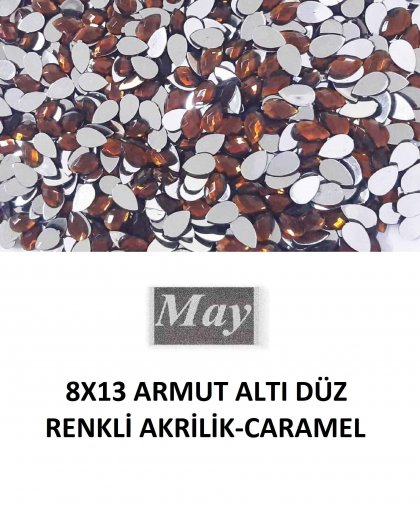8X13 ARMUT ALTI DÜZ RENKLİ AKRİLİK-CARAMEL