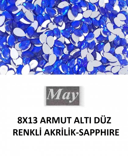8X13 ARMUT ALTI DÜZ RENKLİ AKRİLİK-SAPPHIRE